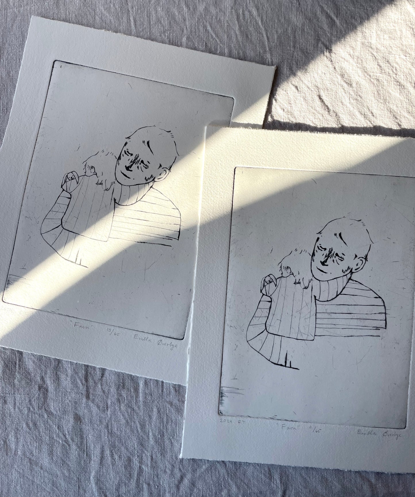 Favn - Originalt koldnålstrykk
