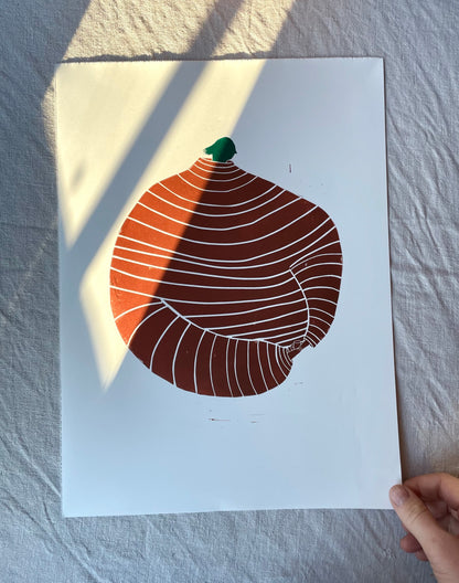 Kosegenser - flere farger - Originalt linosnitt