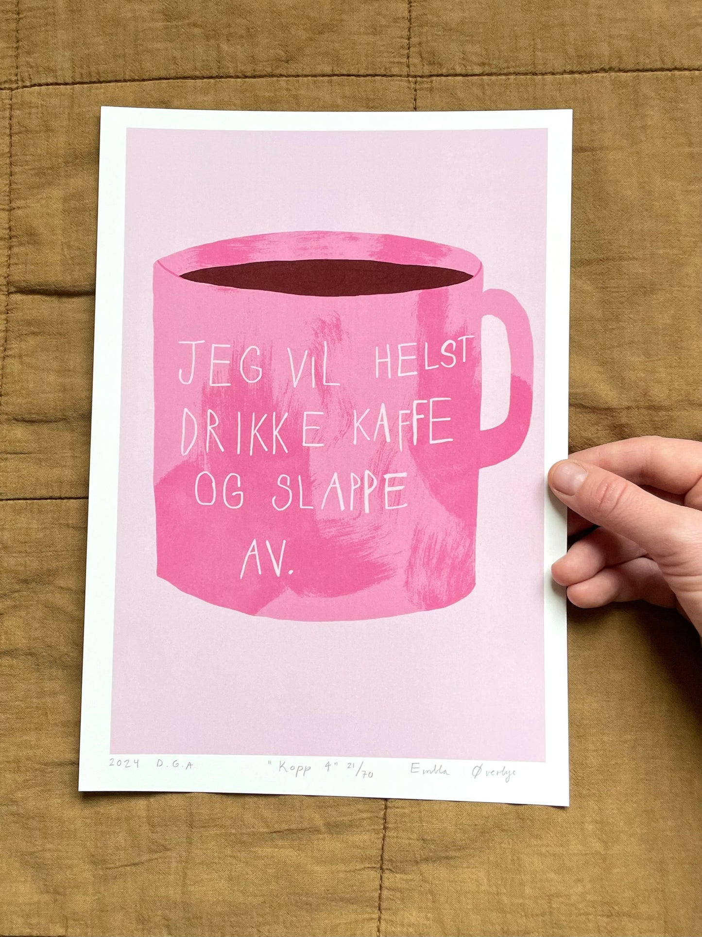 Kopp - ulike farger - DGA-trykk