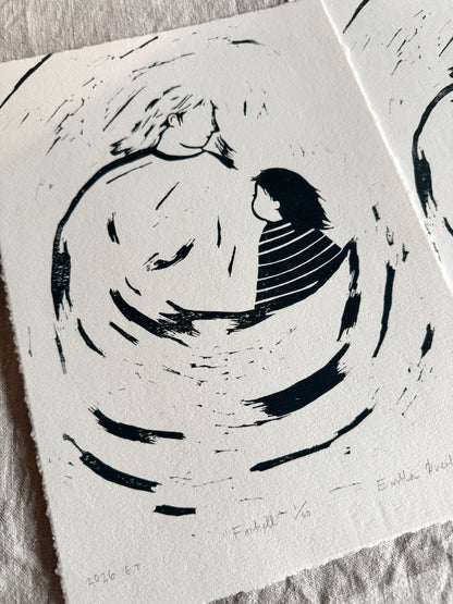 Fortell - Originalt linosnitt