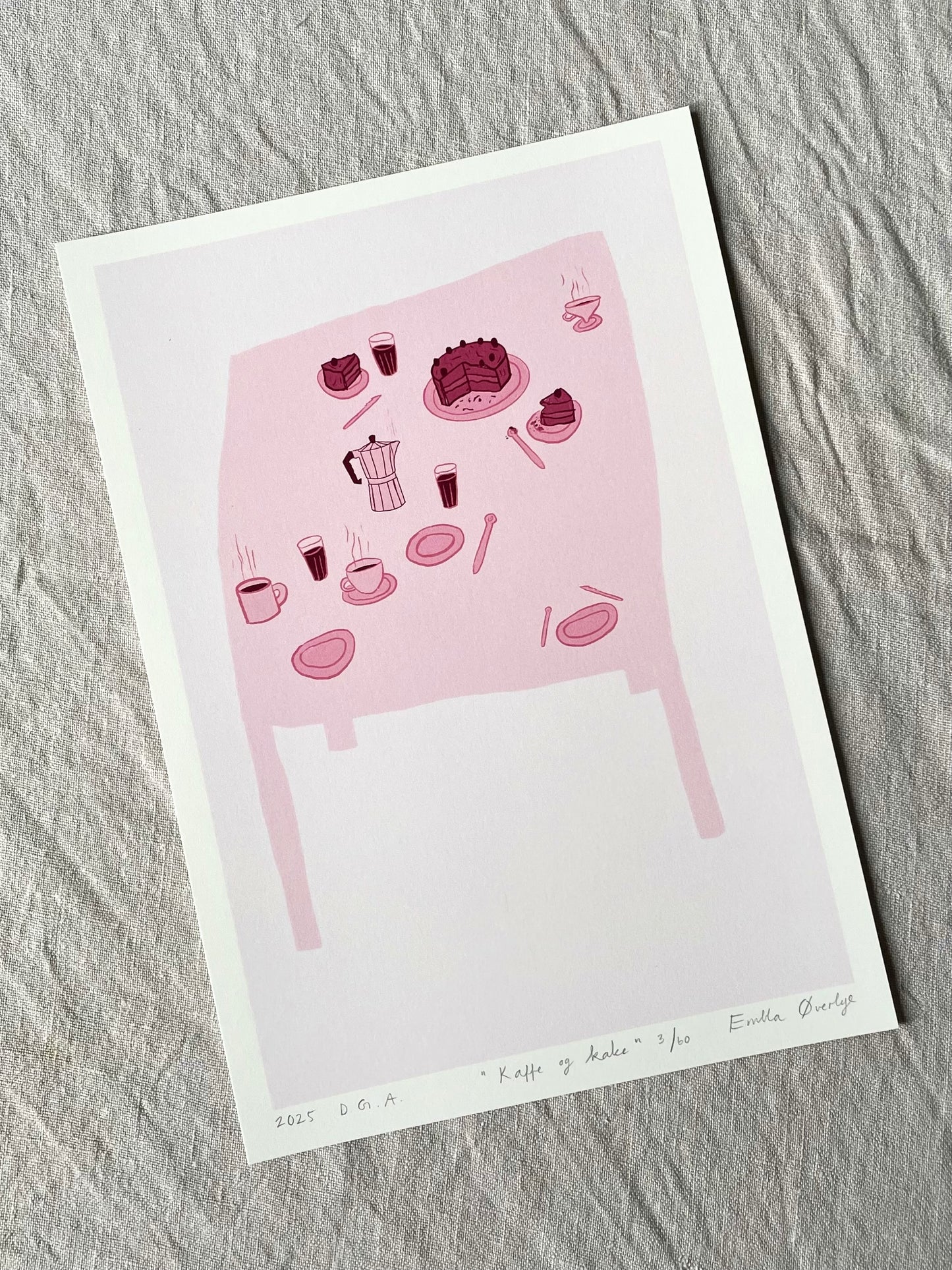 Kaffe og kake - DGA-trykk