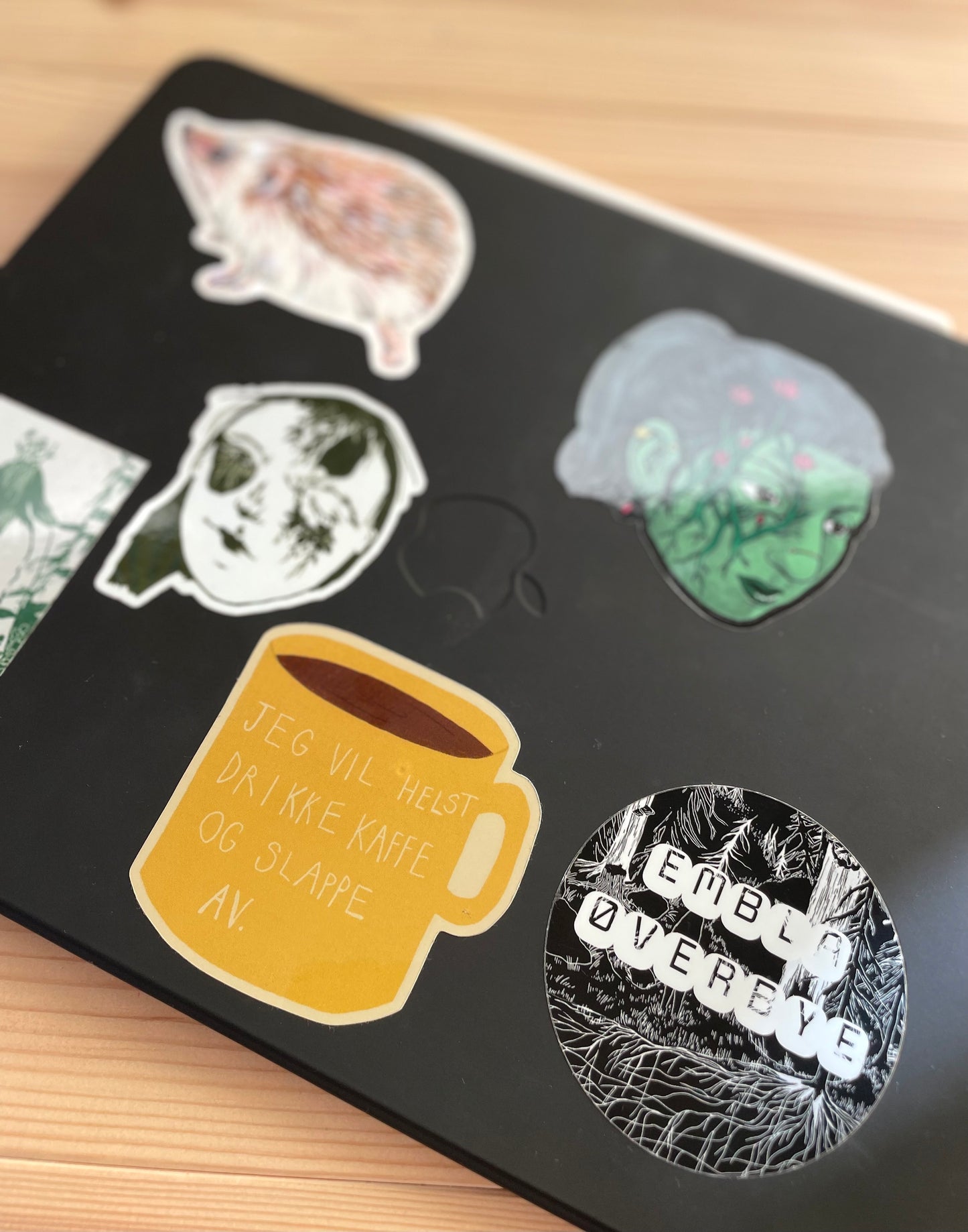 Klistremerke i Vinyl basert på grafikk av Embla Øverbye
