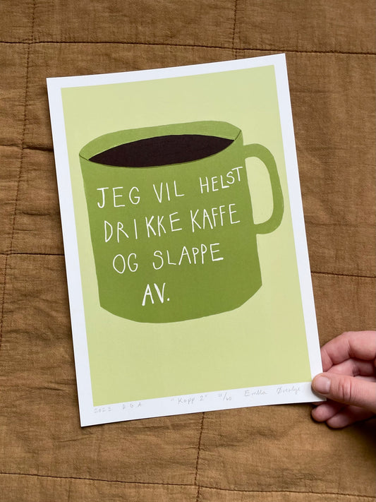 Kopp - ulike farger - DGA-trykk