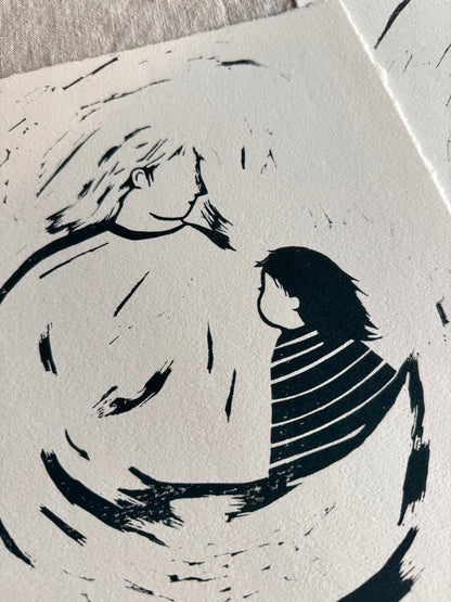 Fortell - Originalt linosnitt