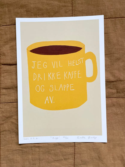 Kopp - ulike farger - DGA-trykk