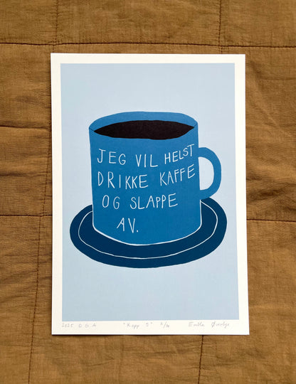 Kopp - ulike farger - DGA-trykk