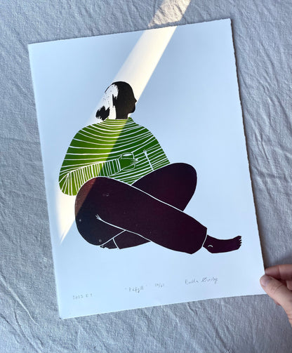 Påfyll - flere farger - Originalt linosnitt