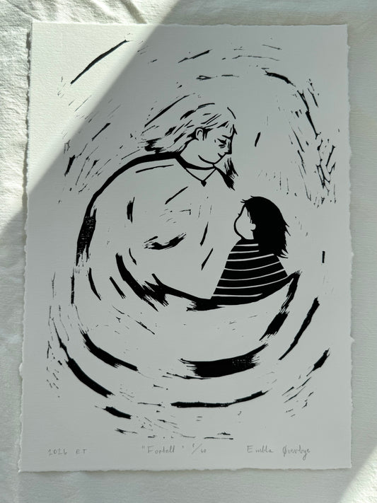 Fortell - Originalt linosnitt