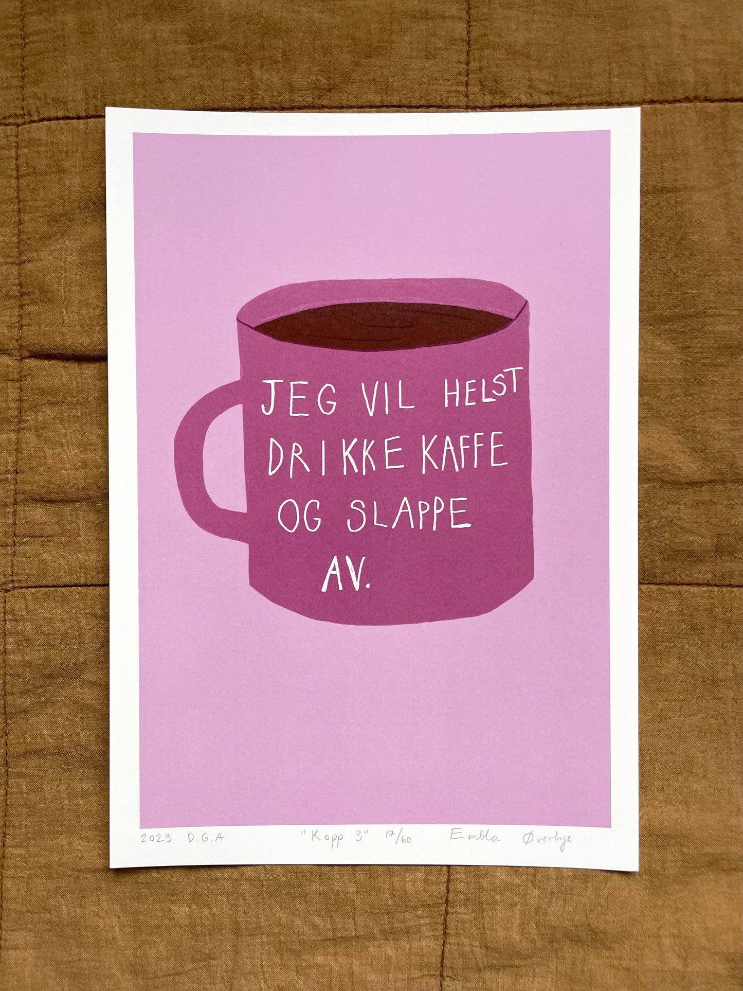 Kopp - ulike farger - DGA-trykk